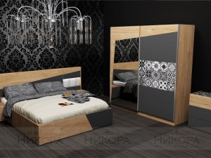 Спалня Ориноко включва гардероб, легло и нощни шкафчета