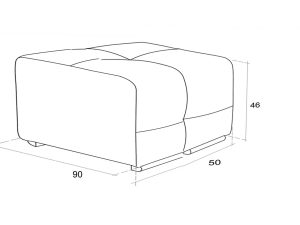 Табуретка Мелбърн - голяма