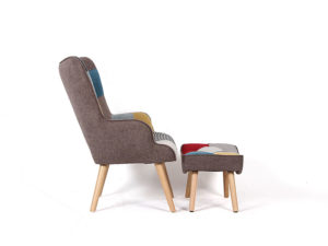 Кресло Frank + табуретка