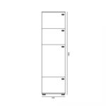 Висок шкаф F2 – All room concept