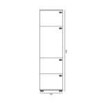 Висок шкаф F2 – All room concept