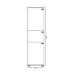 Висок шкаф F3 – All room concept