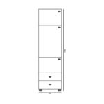 Висок шкаф F5 – All room concept
