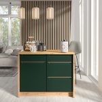 Модулна кухня Glamour – зелена