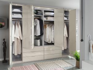 Гардероб Monaco 2000 фронт стъкло - 225см