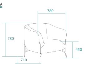 Кресло Отава - 3 цвята