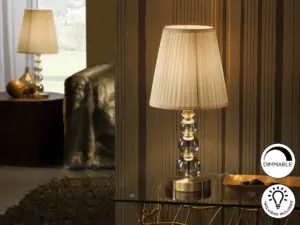 МАЛКА ЛАМПА ЗА МАСА MERCURY, ШАМПАНСКО, 1