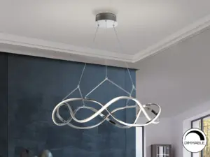 ·МОЛИ· LED ЛАМПА Ø80, ХРОМ