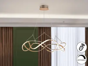 ·МОЛИ· LED ЛАМПА Ø80 РОЗОВО ЗЛАТО, ДИМЕРНА